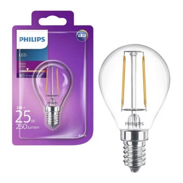Lâmpada LED Philips VINTAGE E14/2W/230V 2700K
