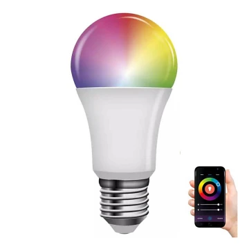 Lâmpada LED RGB com regulação GoSmart A60 E27/11W/230V 2700-6500K Tuya