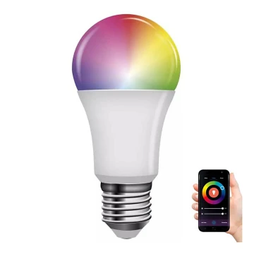 Lâmpada LED RGB com regulação GoSmart A60 E27/9W/230V 2700-6500K Tuya