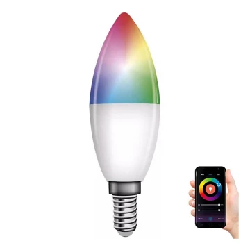 Lâmpada LED RGB com regulação GoSmart E14/4,8W/230V 2700-6500K Tuya
