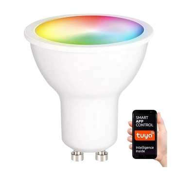 Lâmpada LED RGB Regulável GU10/5W/230V 2700-6500K Wi-Fi Tuya