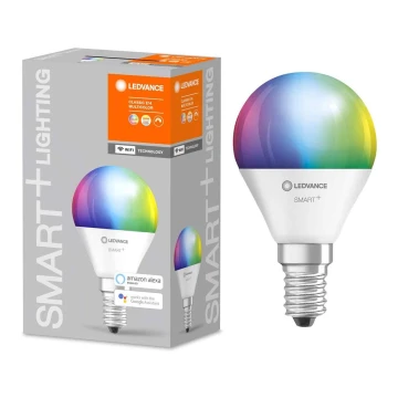 Lâmpada LED RGBW com regulação SMART+ E14/5W/230V 2700K-6500K Wi-Fi - Ledvance