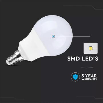 Lâmpada LED SAMSUNG CHIP A60 E14/9W/230V 3000K