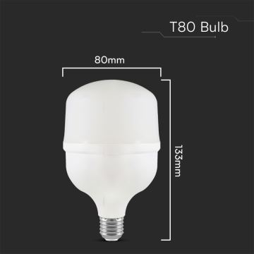 Lâmpada LED T80 E27/20W/230V 4000K