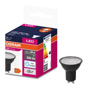 Lâmpada LED VALUE PAR16 GU10/4,5W/230V 4000K 36° - Ledvance