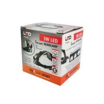 Lanterna de cabeça com sensor LED LED/3W/3xAAA