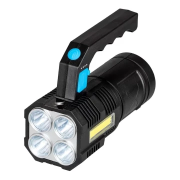 Lanterna LED recarregável regulável LED/5V IPX4 250 lm 4 h 1200 mAh