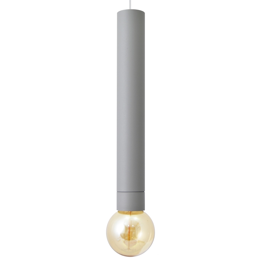 LED Candelabro suspenso TUBA 1xGU10/20W/230V cinzento