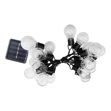 LED - Corrente solar 20xLED/0,12W/1,2V 1xAA IP44 3000K