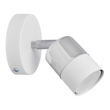 LED Foco de parede LED TUBSSON 1xGU10/4,8W/230V branco/cromado brilhante