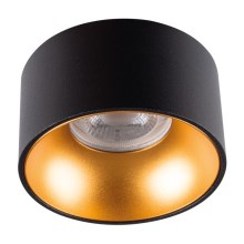 LED Foco embutido MINI RITI 1xGU10/25W/230V preto/dourado