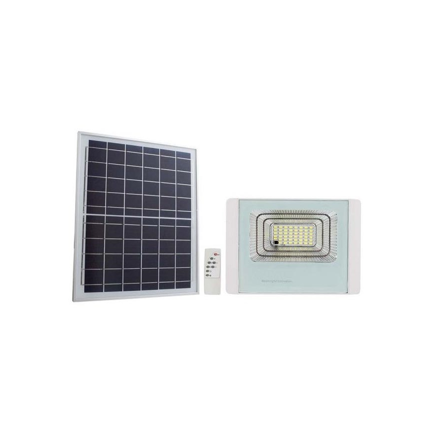 LED Holofote solar exterior LED/16W/3,2V IP65 4000K + controlo remoto
