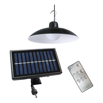 LED Iluminação solar suspensa com regulação e sensor de crepúsculo LED/6W/3,7V 800 mAh IP44 + controlo remoto