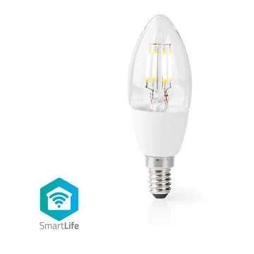 LED Lâmpada inteligente regulável C37 E14/5W/230V