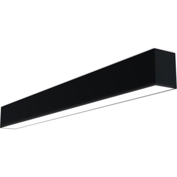 LED2 - Iluminação de teto LED LINO LED/24W/230V 3000K/3500K/4000K preto 90 cm