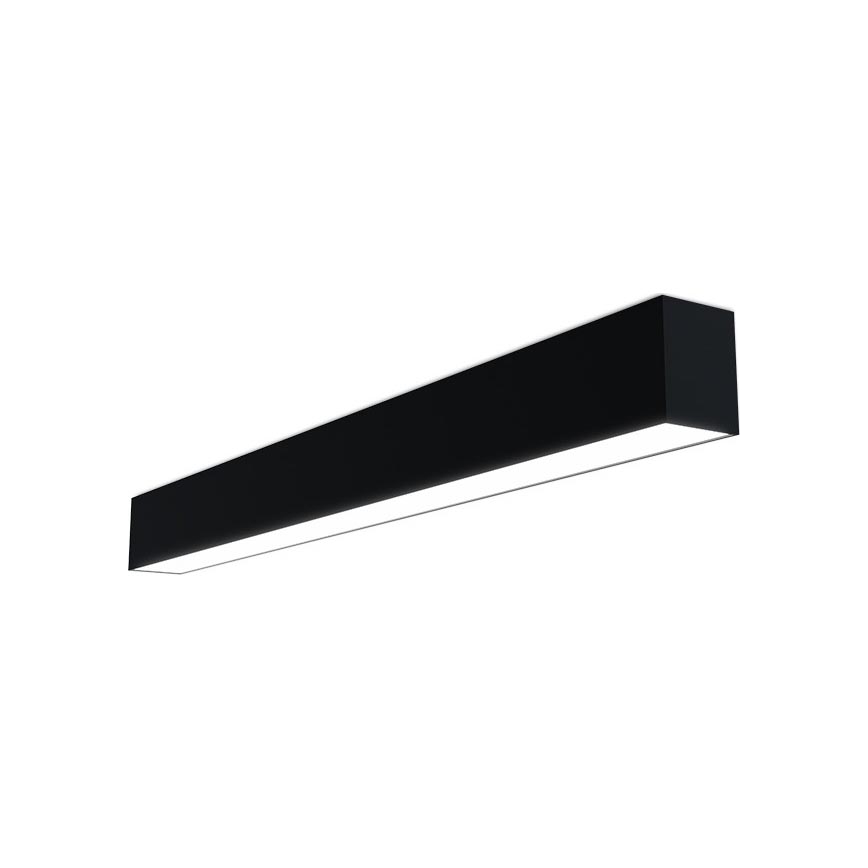 LED2 - Iluminação de teto LED LINO LED/24W/230V 3000K/3500K/4000K preto 90 cm