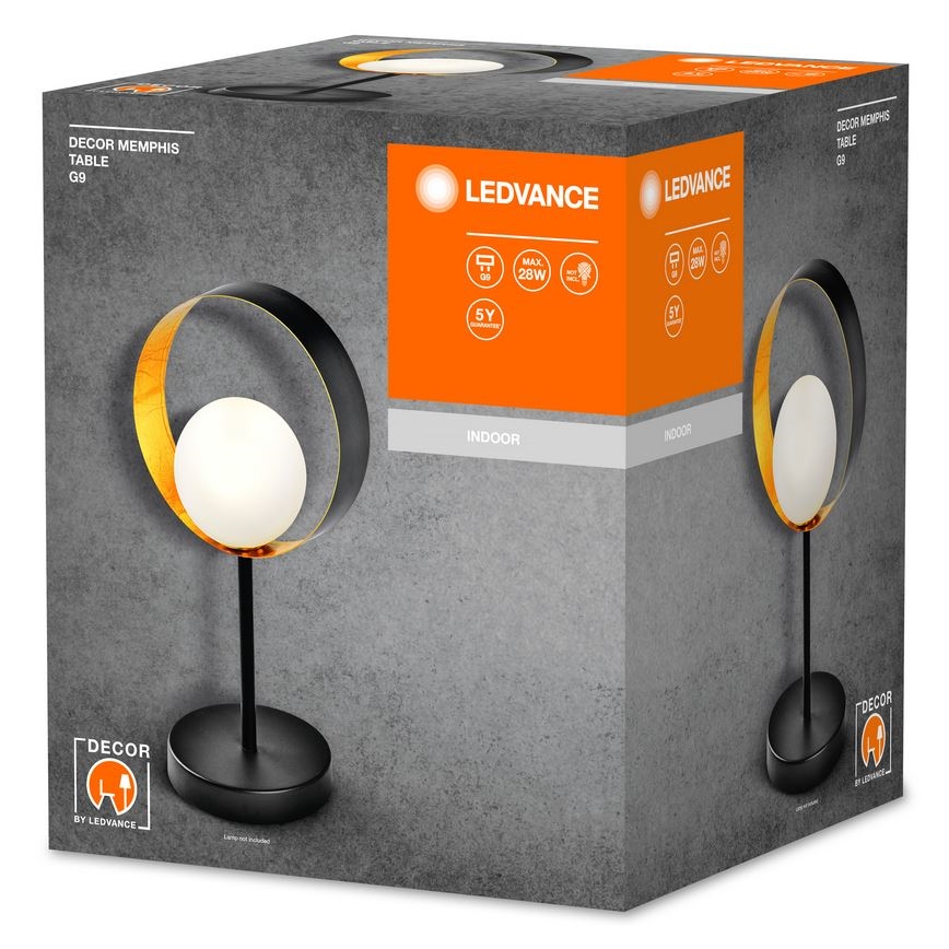 Ledvance - Candeeiro de mesa DECOR MEMPHIS 1xG9/28W/230V