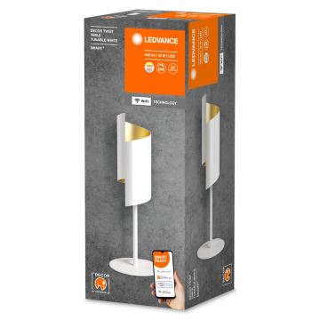 Ledvance - Candeeiro de mesa LED com regulação SMART+ DECOR TWIST LED/12W/230V 3000-6500K Wi-Fi branco