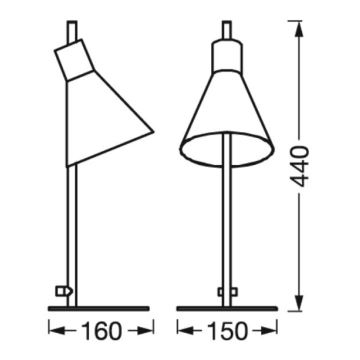 Ledvance - Candeeiro de mesa LED DECOR TOKIO LED/5W/230V