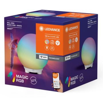 Ledvance - Candeeiro de mesa LED RGBW com regulação SMART+ MAGIC LED/2,5W/5V 2200-6500K Wi-Fi