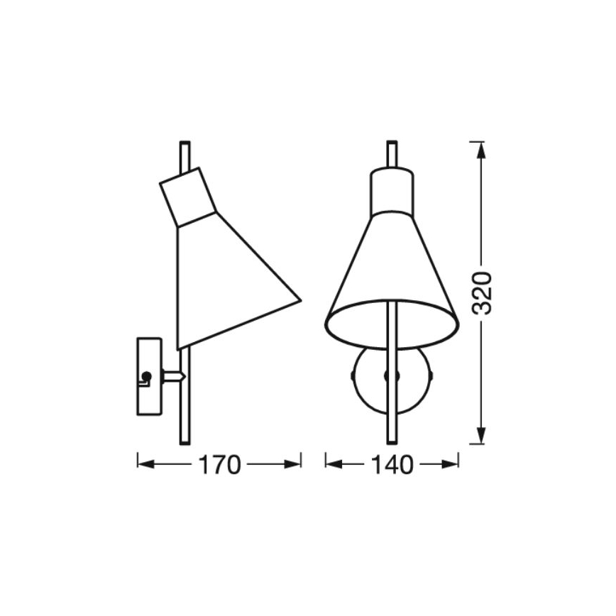 Ledvance - Candeeiro de parede LED DECOR TOKIO LED/5W/230V