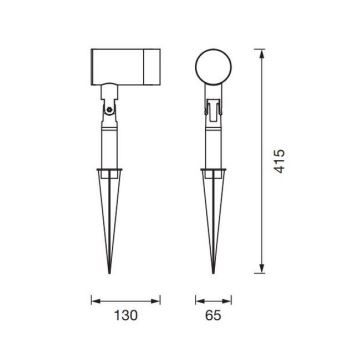 Ledvance - Candeeiro exterior ENDURA CLASSIC 1xGU10/35W/230V IP54