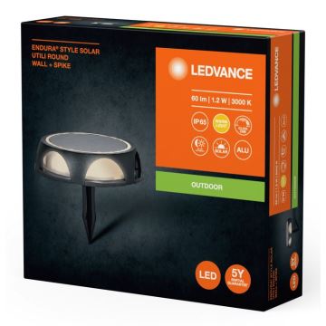 Ledvance - Candeeiro solar regulável LED ENDURA STYLE SOLAR LED/1,2W/3,7V IP65