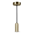 Ledvance - Candelabro suspenso PENDULUM ROUND 1xE27/15W/230V dourada