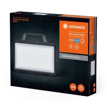 Ledvance - LED Regulação exterior rechargeable holofote WORKLIGHT BATTERY LED/26W/5V IP54