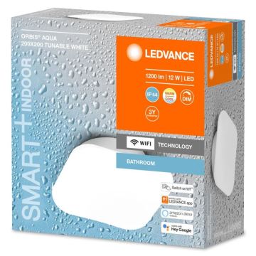 Ledvance - Iluminação de casa de banho LED com regulação SMART+ AQUA LED/12W/230V 3000-6500K IP44 Wi-Fi