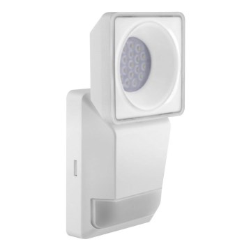 Ledvance - Iluminação de parede exterior LED com sensor SPOT LED/8W/230V IP55 branca