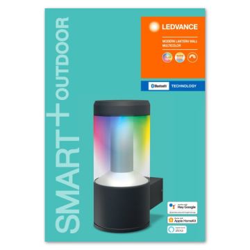 Ledvance - Iluminação de parede LED RGBW com regulação SMART+ MODERN LED/12W/230V IP44 BT