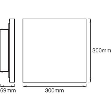 Ledvance - Iluminação de teto LED com regulação SMART+ FRAMELESS LED/20W/230V 3,000K-6,500K Wi-Fi