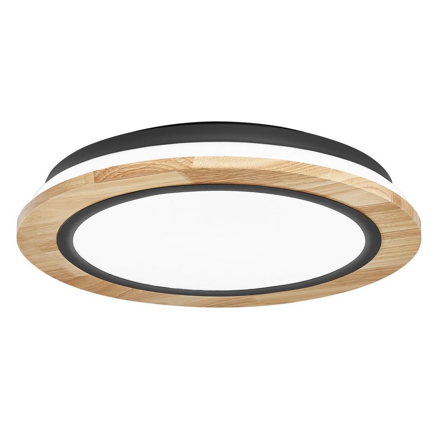 Ledvance - Iluminação de teto LED com regulação SMART+ ORBIS WOOD LED/24W/230V 2700-6500K carvalho Wi-Fi