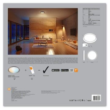 Ledvance - Iluminação de teto LED com regulação SMART+ PLATE LED/24W/230V 3,000K-6,500K Wi-Fi