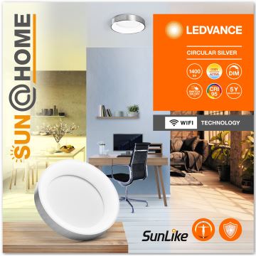 Ledvance-Iluminação de teto LED com regulação SUN@HOME CIRCULAR LED/18,5W/230V Wi-Fi