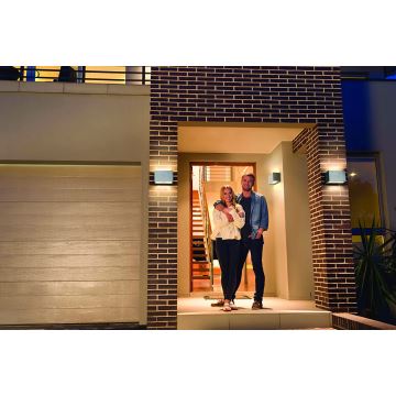 Ledvance - Iluminação de parede exterior LED RGBW com regulação SMART+ BRICK LED/14W/230V Wi-Fi IP44