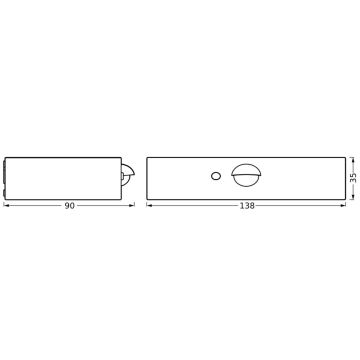 Ledvance - Iluminação solar de parede LED com sensor ENDURA SOLAR LED/3W/4,2V IP65