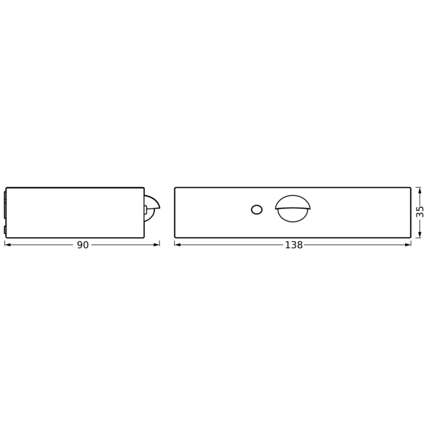 Ledvance - Iluminação solar de parede LED com sensor ENDURA SOLAR LED/3W/4,2V IP65