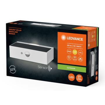 Ledvance - Iluminação solar de parede LED com sensor ENDURA SOLAR LED/3W/4,2V IP65