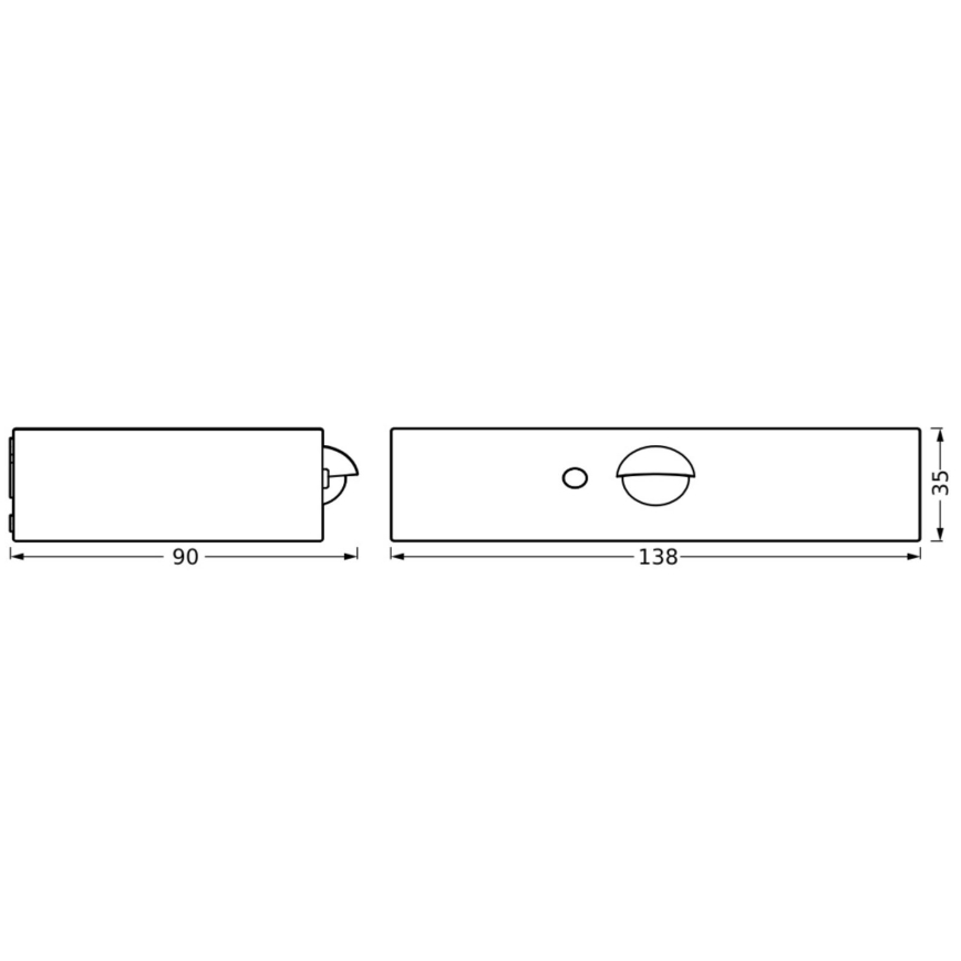 Ledvance - Iluminação solar de parede LED com sensor ENDURA SOLAR LED/3W/4,2V IP65