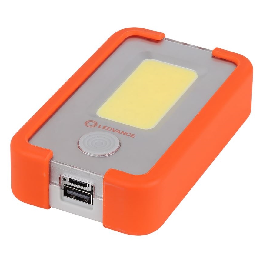 Ledvance - Lanterna recarregável LED com power bank FLASHLIGHT LED/4W/5V 3000mAh IPX2