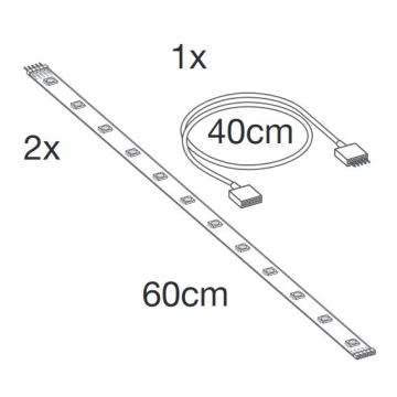 Ledvance - LED RGB+TW Extensão regulação tira SMART+ FLEX 1,2m LED/6W/12V