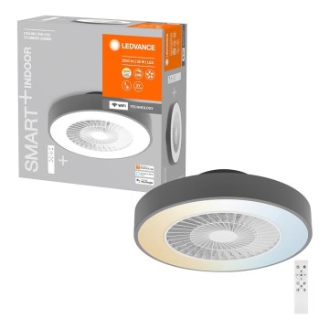 Ledvance - Luminária de teto LED dimmerizável com ventilador SMART+ LED/38W/230V 3000-6500K Wi-Fi + controlo remoto