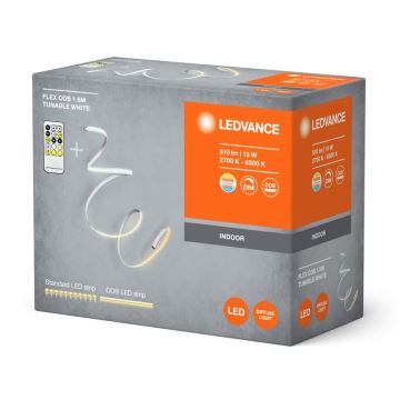 Ledvance - Tira LED com regulação FLEX COB 1,5m LED/13W/230V 2700-6500K + controlo remoto