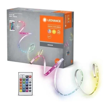 Ledvance - Tira LED RGBW com regulação FLEX 5m LED/14W/230V + controlo remoto