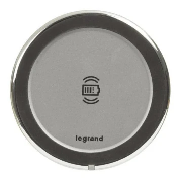Legrand 077640L - Carregador sem fios para topo de mesa 15W IP44
