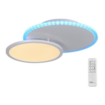 Leuchten Direkt 11662-16 - Iluminação de teto LED RGB com regulação ARENDA LED/21W/230V + controlo remoto