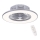 Leuchten Direkt 14646-55 - LED Iluminação de teto com regulação e ventoinha MICHAEL LED/29W/230V + controlo remoto