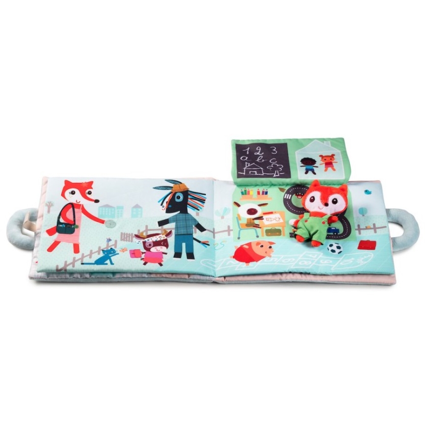 Lilliputiens - Livro de tecido Bom dia, raposa Alice